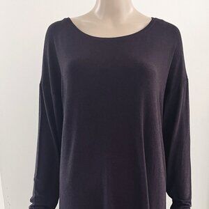 Eileen Fisher Women’s Size Medium Viscose Blend  Burgundy  Tunic